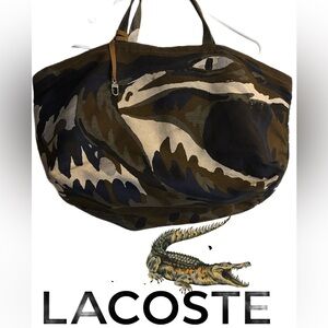 Lacoste Women's Robert George Large Print Canvas Tote Bag